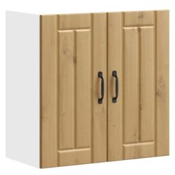 Berkfield Home Kitchen Wall Cabinet Lucca Artisan Oak Engineered Wood in Brown - thumbnail 2