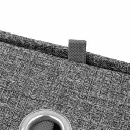 JVL Chroma Foldable Storage Box with Lid in Dark Grey - thumbnail 5