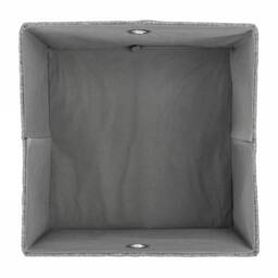 JVL Chroma Foldable Storage Box with Lid in Dark Grey - thumbnail 6