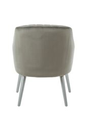 Orsina Comfortable Mustard Fabric Armchair For Reading, Mid-century Modern chair For Livingrooms, Sleek Armchair in Grey - thumbnail 5