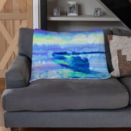 Benjamin Tate Design Dover Entrance Blanket in Natural - Size: 120 cm x 150 cm - thumbnail 2