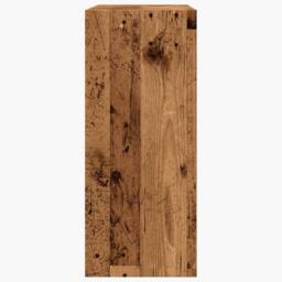 Berkfield Home Elegant Book Cabinet/Room Divider Old Wood 80x30x72 cm in Brown - Size: 80 x 30 x 72 cm - thumbnail 5