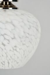 BHS Lighting Agnes Flush Ceiling Light in Silver - thumbnail 3