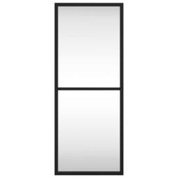Berkfield Home Wall Mirror Black 20x50 cm Rectangle Iron - thumbnail 3