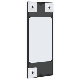 Berkfield Home Wall Mirror Black 20x50 cm Rectangle Iron - thumbnail 5