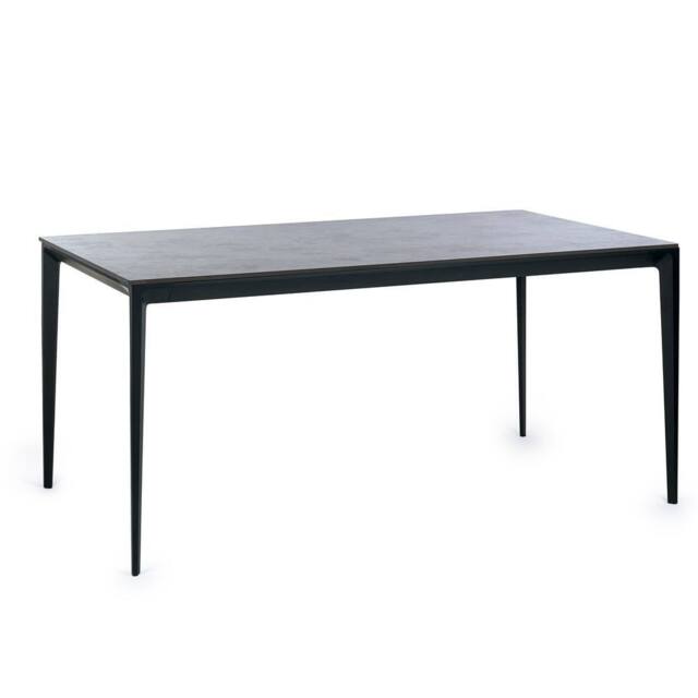 Cheshire Premium Marbella 120cm Rectangular Stone Top Dining Table - Slate Grey - image 1