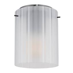 Netlighting Tulivar Cylindrical Ceiling Light Grey Dark Satined Glass Shade 1x E27 - thumbnail 2