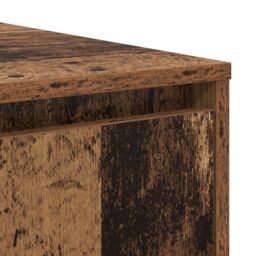 Berkfield Home Coffee Table Old wood 80 x 80 x 31 cm Engineered wood in Brown - thumbnail 9
