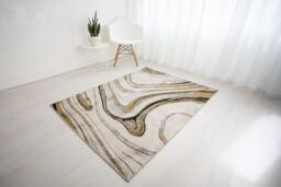 Rugstyle Balletto Heatset Wave Rug in Light Grey - Size: 200 cm x 290 cm - thumbnail 2