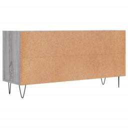 Berkfield Home TV Cabinet Grey Sonoma 103.5x30x50 cm Engineered Wood - thumbnail 6