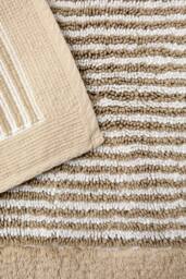 CHRISTY 'Portobello Stripe' Coastal Inspired Bath Rugs in Beige - thumbnail 3