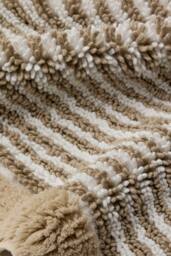 CHRISTY 'Portobello Stripe' Coastal Inspired Bath Rugs in Beige - thumbnail 4