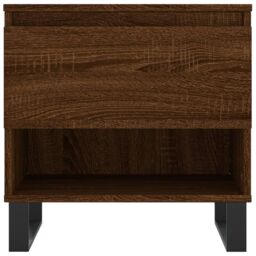 Berkfield Home Coffee Tables 2 pcs Brown Oak 50x46x50 cm Engineered Wood - Size: 50 x 46 x 50 cm - thumbnail 6
