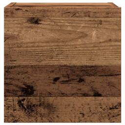 Berkfield Home 4 Piece TV Cabinet Set Wall-mounted Old Wood Engineered Wood - thumbnail 8