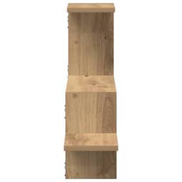 Berkfield Home Wall Shelf Artisian Oak 104x15x49 cm Engineered Wood in Brown - Size: 104 x 15 x 49 cm - thumbnail 5