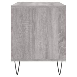 Berkfield Home Record Cabinet Grey Sonoma 100x38x48 cm Engineered Wood - Size: 100 x 38 x 48 cm - thumbnail 5