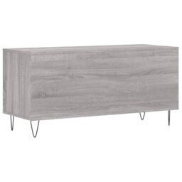 Berkfield Home Record Cabinet Grey Sonoma 100x38x48 cm Engineered Wood - Size: 100 x 38 x 48 cm - thumbnail 6