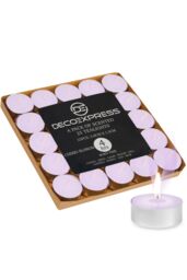 Deco Express Scented 25 Packs Tealights - Cherry Blossom in Pink - thumbnail 1