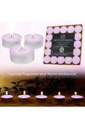 Deco Express Scented 25 Packs Tealights - Cherry Blossom in Pink - thumbnail 6
