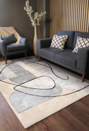RugsX Allure Rug in Beige - Size: 140 cm x 190 cm - thumbnail 5