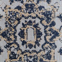 Kukoon Men's Navy Medallion Outdoor, Garden & Patio Area Rug - Size: 60 cm x 240 cm - thumbnail 6