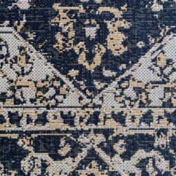 Kukoon Men's Navy Medallion Outdoor, Garden & Patio Area Rug - Size: 60 cm x 240 cm - thumbnail 5