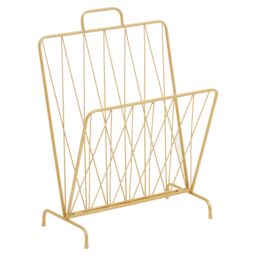 Orsina Avento Magazine Rack in Gold
