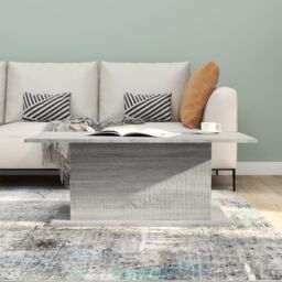 Berkfield Home Coffee Table Grey Sonoma 102x55.5x40 cm Engineered Wood - thumbnail 4