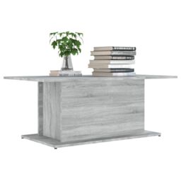 Berkfield Home Coffee Table Grey Sonoma 102x55.5x40 cm Engineered Wood - thumbnail 3