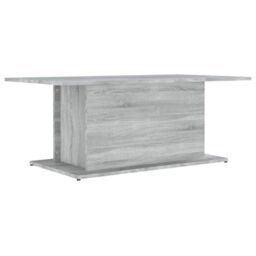 Berkfield Home Coffee Table Grey Sonoma 102x55.5x40 cm Engineered Wood - thumbnail 2