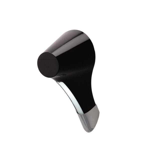 Netlighting Ora Wall Lamp 1 Light E27 Gloss Black White Acrylic Polished Chrome - image 1