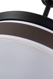 Living and Home Modern Style Indoor Round Fan Ceiling Light in White - thumbnail 7