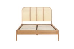 Birlea Rattan Bed Frame Margot Bedstead in Brown - Size: Super King - thumbnail 5