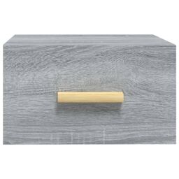 Berkfield Home Wall-mounted Bedside Cabinet Grey Sonoma 35x35x20 cm - Size: 35 x 35 x 20 cm - thumbnail 5
