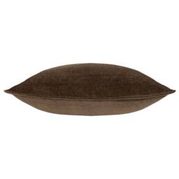 Yard Heavy Chenille Woven Piped Cushion in Brown - Size: 50 cm x 50 cm - thumbnail 3
