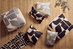 Orsina Bosie Ozella Square Floor Cushion in Black - thumbnail 2