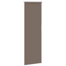 Berkfield Home Roller Blind Blackout Coffee 40x130 cm Fabric Width 35.7 cm Polyester in Brown