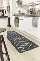 My Mat Stain Resistant Arbor Charcoal - Size: 67 cm x 200 cm - thumbnail 2