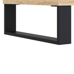 Berkfield Home Modern Coffee Table Sonoma Oak 60x44.5x45 cm Engineered Wood in Brown - thumbnail 9