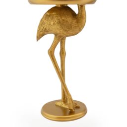 Madison & Mayfair Side Table Flamingo Antique Gold - thumbnail 7