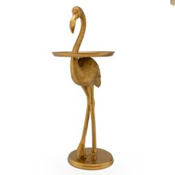 Madison & Mayfair Side Table Flamingo Antique Gold - thumbnail 4