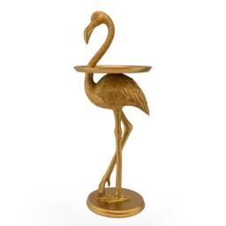 Madison & Mayfair Side Table Flamingo Antique Gold - thumbnail 5
