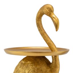 Madison & Mayfair Side Table Flamingo Antique Gold - thumbnail 6