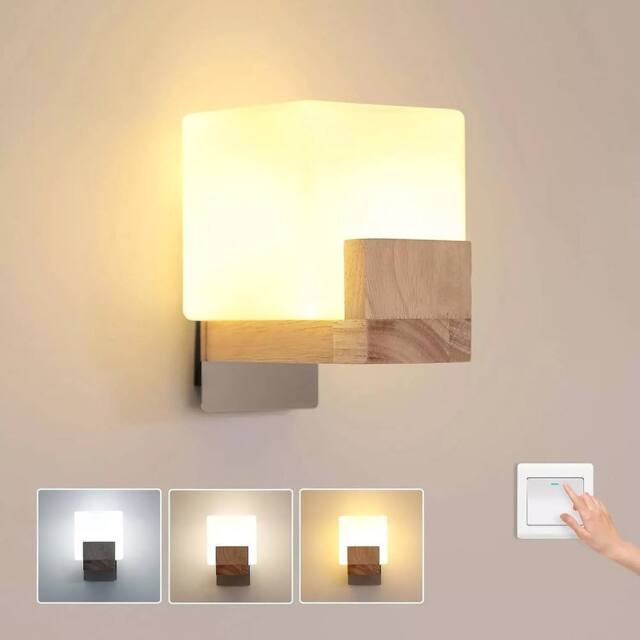 SPETLEK Modern LED Wall Lamp Glass Dimmable Wall Light Indoor Sconces - image 1