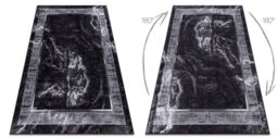 RugsX Miro Rug in Black - Size: 80 cm x 150 cm - thumbnail 2