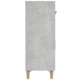 Berkfield Home Sideboard Concrete Grey 69.5x34x90 cm Engineered Wood - thumbnail 5