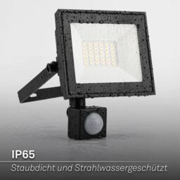 BRILONER Black LED Floodlight Outdoor Wall Light Motion Sensor Security IP65 - thumbnail 4