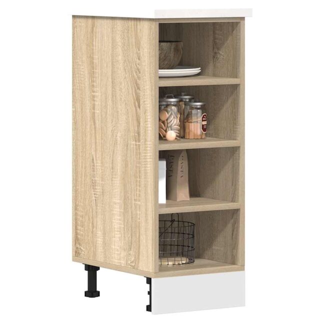 Berkfield Home Bottom Cabinet Sonoma Oak 30x44, 5x81, 5 cm Engineered Wood in Brown - image 1