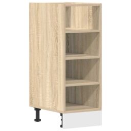Berkfield Home Bottom Cabinet Sonoma Oak 30x44, 5x81, 5 cm Engineered Wood in Brown - thumbnail 2