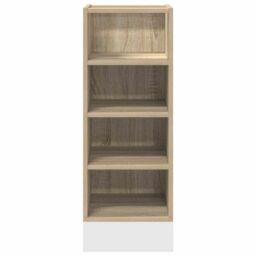 Berkfield Home Bottom Cabinet Sonoma Oak 30x44, 5x81, 5 cm Engineered Wood in Brown - thumbnail 4